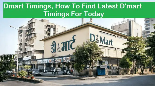 dmart timings