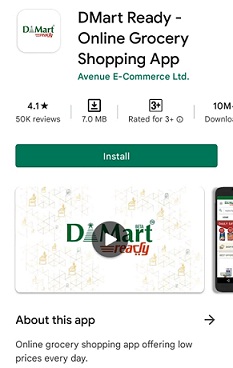 Dmart online shopping app