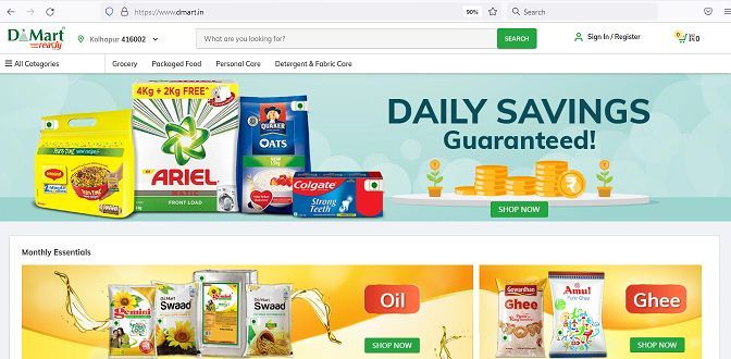 Dmart online website