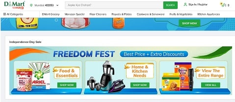 Dmart Independence Day Sale 2022