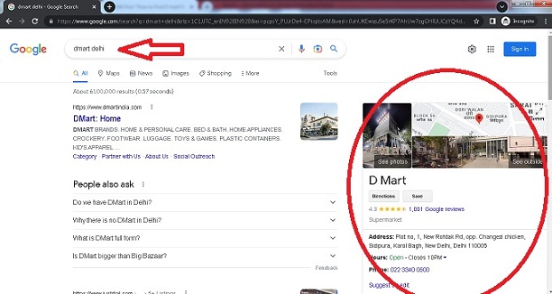How to Find Dmart Nearest? Dmart Stores, Dmart Store List 2024 2 Delhi dmart google search