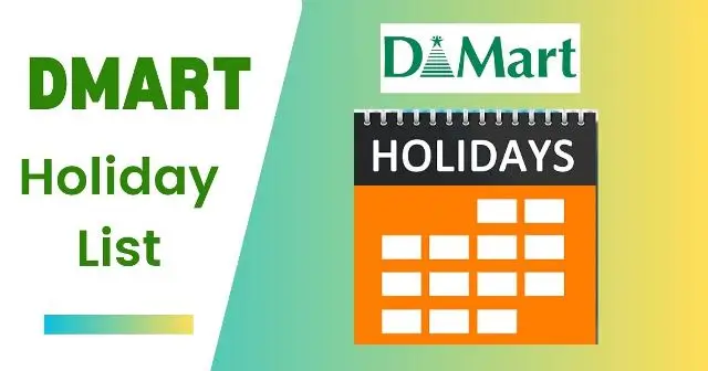 Dmart Holiday List 2023
